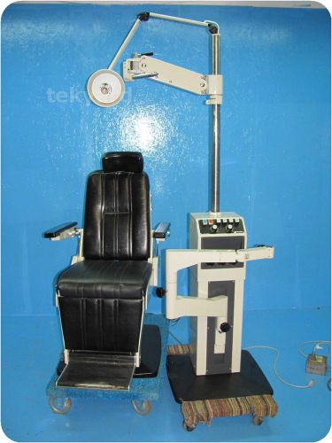 Knight p dental adjustable patient exam chair w / examination light * for sale