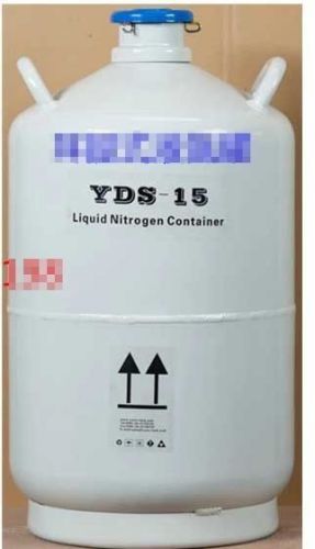 15 l liquid nitrogen ln2 tank+ straps cryogenic container s-5 for sale