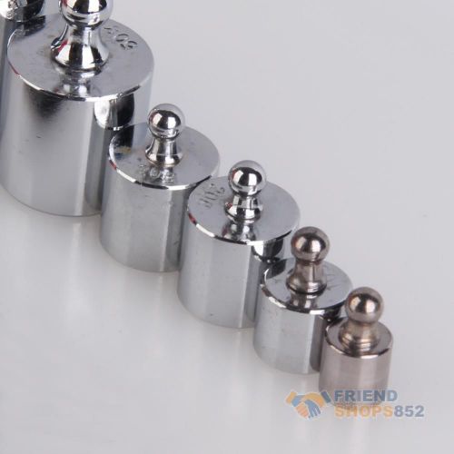 6pcs 100g 50g 20g 10g 5g grams precision calibration jewelry scale weight set #f for sale