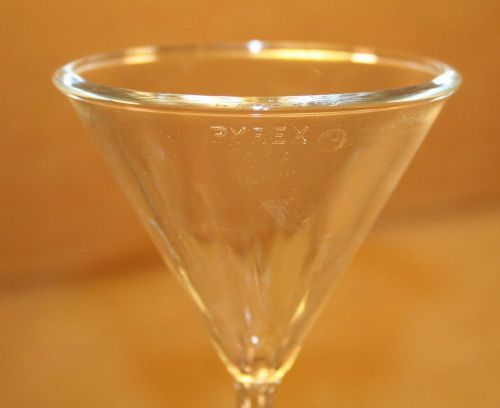 Pyrex glass funnel, 60 degree top, 3 1/8 inch diameter, usa made, pf1 for sale