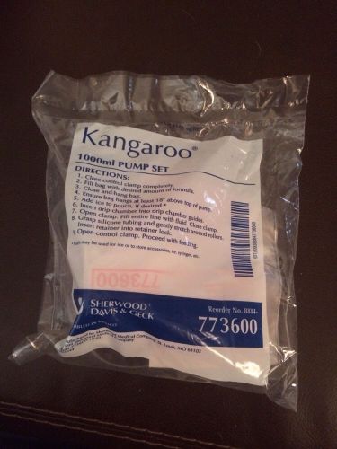 Kangaroo PUMP SET with ICE Pouch 1000 ml 30pcs LOT #773600 (1- case/30pcs) NEW