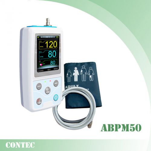 Hot sale contec abpm50 automatic 24 hours arm ambulatory blood pressure+software for sale