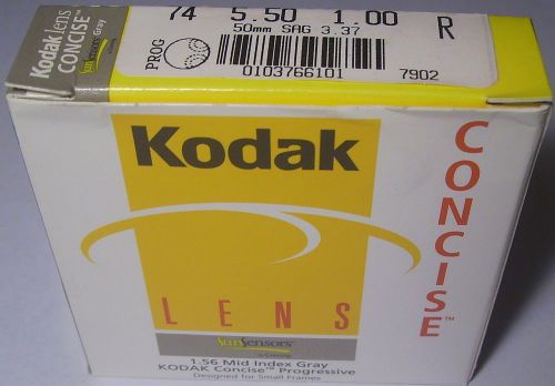 Kodak Concise SunSensor Gray SF 1.56 Index  Lenses  $2 each