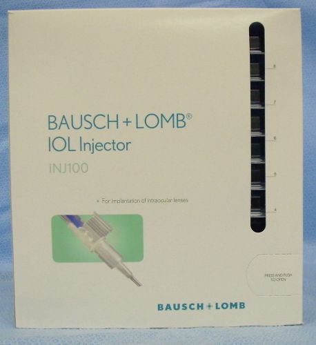 1 Box of 10 Bausch &amp; Lomb IOL Disposables Ref INJ100- In Date