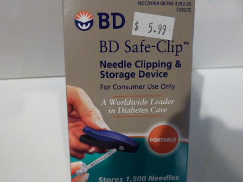 BD #328235 SAFE CLIP SYRINGE NEEDLE CLIPPING and STORAGE DEVICE, NEW, SALE