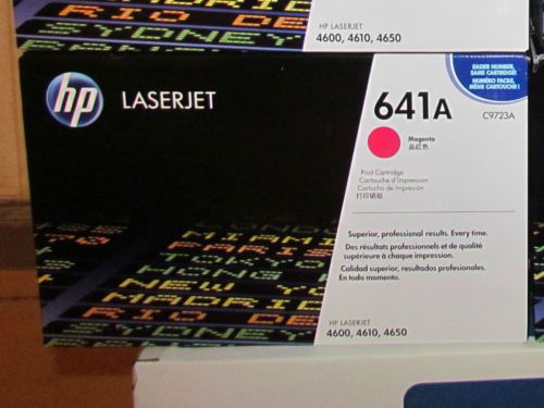Genuine HP C9723A Magenta toner New in the Box ~ Factory Sealed