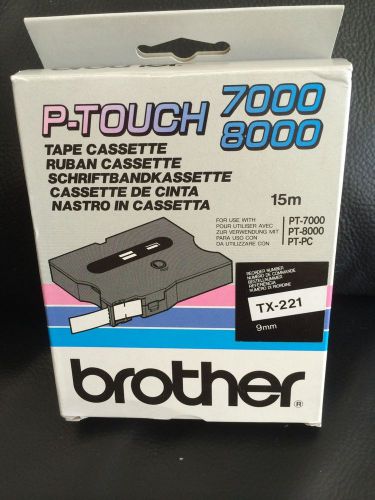 Brother P-touch 7000/8000 Tape Cassette 15m / 9mm
