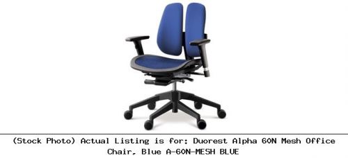 Duorest alpha 60n mesh office chair, blue a-60n-mesh blue for sale