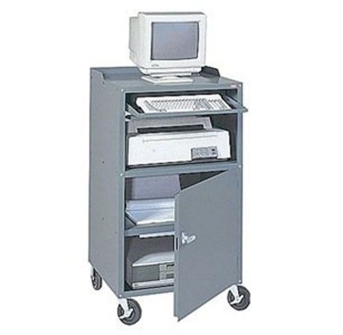 Edsal csc6775g mobile computer cart for sale