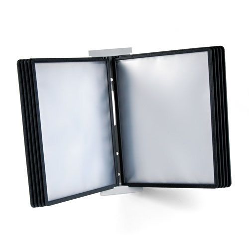 Durable InstaView Desktop Reference System, Black Borders. Sold as Each