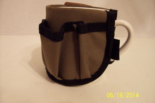 Duluth Trading Co.Contractor&#039;s Pouch Tool Belt Bag coffee pencil cup sized