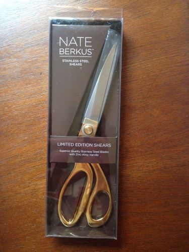 New Nate Berkus for Target LIMITED EDITION Gold Stainless Steel Scissors Shears