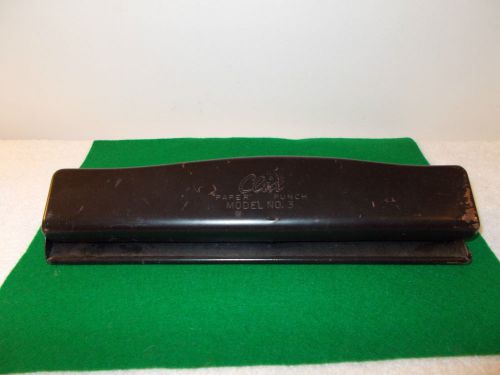 Vintage Clix Black Paper Punch Model N0. 3, New England Paper Punch Co.