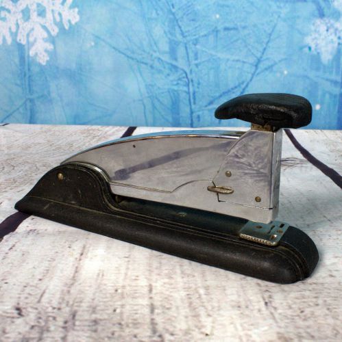 Vintage Speed Desk Stapler Art Deco Industrial Era Made in USA - AS IS
