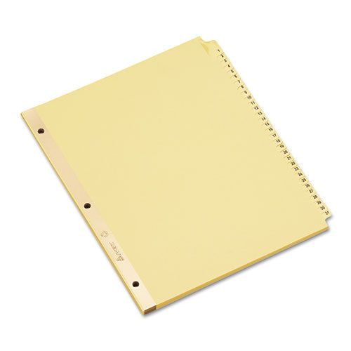 Gold Reinforced Laminated Tab Dividers, 31-Tab, 1-31, Letter, Buff, 31/Set