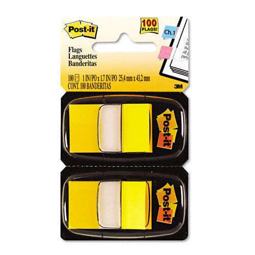 Post-It Marking Flags in Dispensers, Yellow, 600 Flags/Box, BX - MMM680YW12