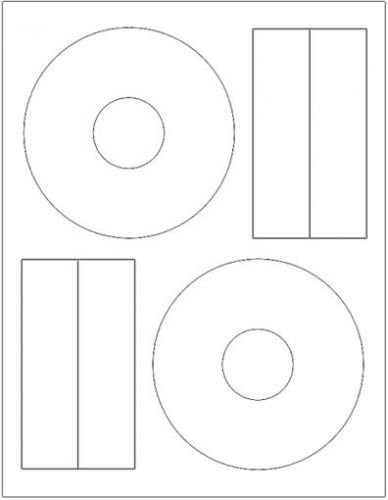 =GLOSSY FINISH= 5-INCH CD/DVD Label 200-Pak (100 sheets)