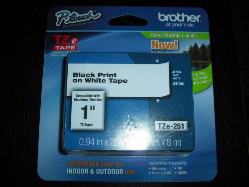 Brother P-touch TZe Tape  TZe-251
