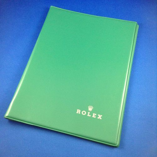 rolex green map notebook circa 1970