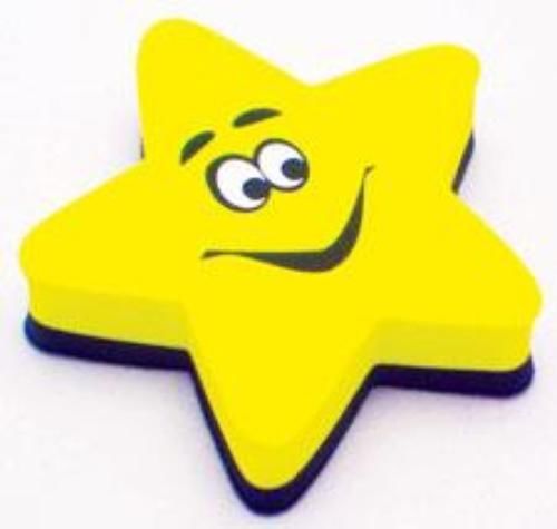 Ashley Productions Star Magnetic Whiteboard Eraser