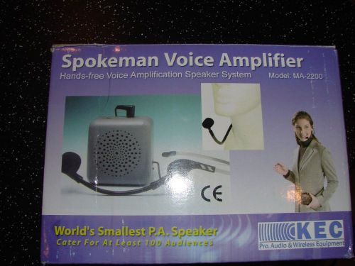 SPOKEMAN VOICE AMPLIFIER  MA-2200