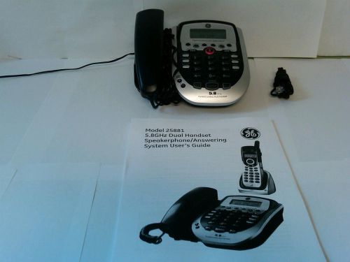 GENERAL ELECTRIC 25881EE3-A CORDED/CORDLESS MULTI HANDSET