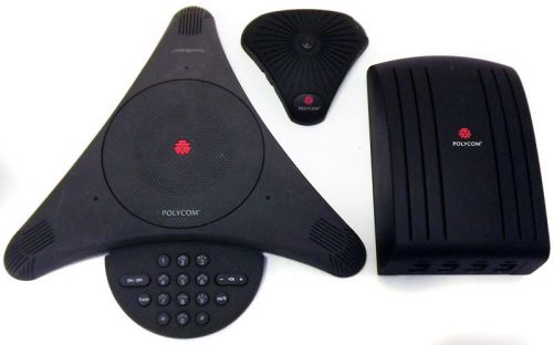 Polycom SoundStation Phone Base Unit Quad BRI/512K &amp; Mic Pod 2201-00106-001