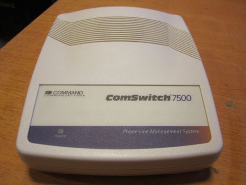 Command Communications COMSWITCH 7500 Phone Line Management System 4 Ports