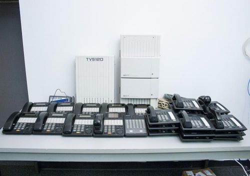 Panasonic KX-TVS120, KX-D1232, Digital Super Hybrid phone system-Used