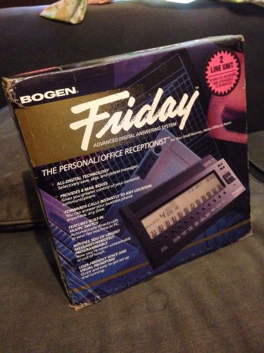 Bogen Friday FR2000 Answering System, 2-Line Personal/ Office Receptionist