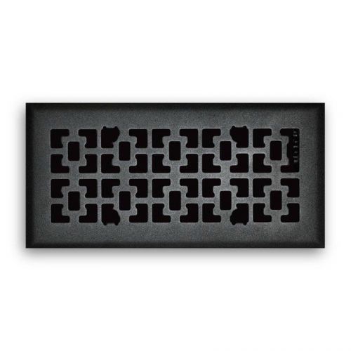 Truaire C166-VMB 04X12 Decorative Floor Grille 4&#034; X 12&#034; Matte Black
