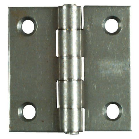 2&#034; Plain Steel Non-Removable Pin Broad Hinge