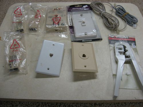 Assorted Telephone wiring devices 10 pieces