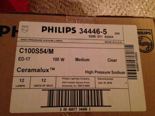 Phillips C100S54/M Bulbs Case of 12