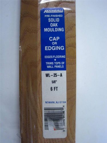 Oak Moulding Threshold End Cap Edging Flooring Wall Trim 6&#039; x 5/8&#034; x 2.5&#034;