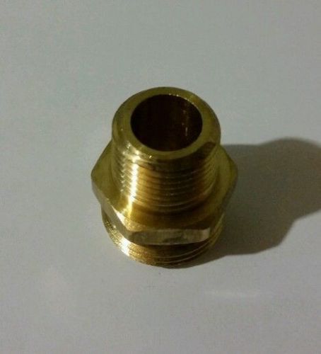 3/4&#034; male ght x 1/2&#034; npt brass garden hose lawn boat pipe wog adapter fitting for sale