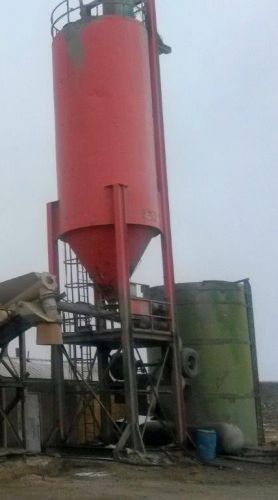 70 ton portable cement/flyash silo with auger - stand service ladder (stock #177 for sale