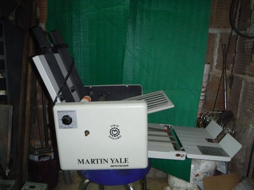 Martin Yale CV-7 Auto Paper Folding Machine Folder CV7 1501
