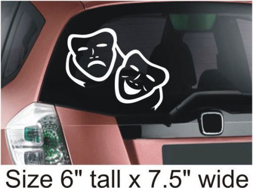 Mask Funny Car Vinyl Sticker Decal Truck Bumper Laptop Gift Removable-13