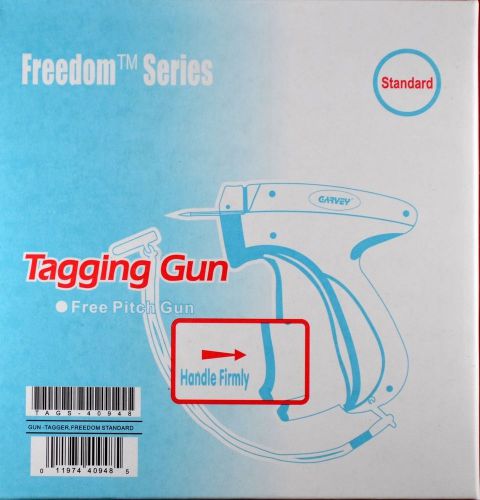 Garvey Freedom Standard Tag Gun + 1&#034; 1000 Barbs Cloth  Price Tagging Attacher