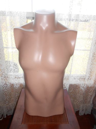 VINTAGE MALE  UPPER TORSO STORE DISPLAY - NO STAND