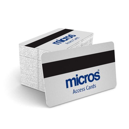 25 Micros POS Access Magnetic Swipe Cards - 2700, 3700, 9700, E7, Simphony