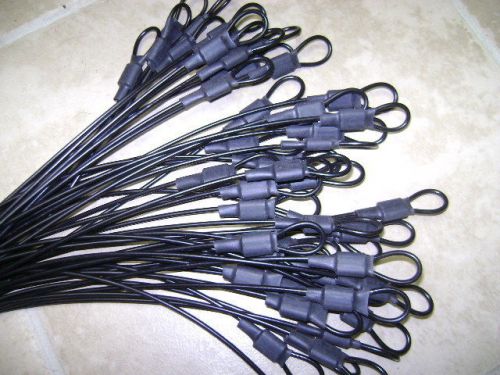 SECURITY CABLE  GARMENT CABLE  RETAIL CABLE LOCKS  48&#034;  50/PK