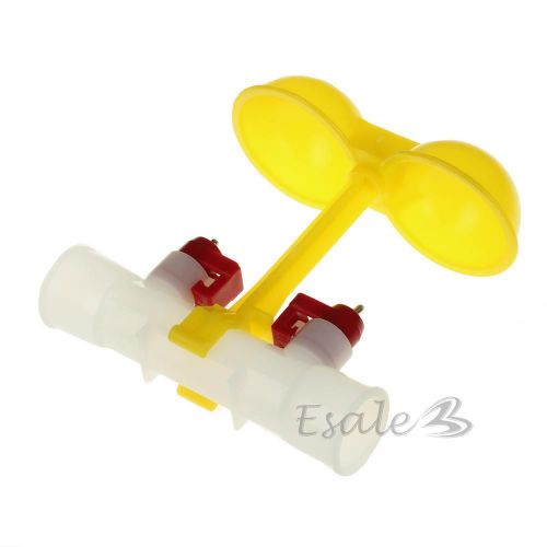 2pcs duckling duck poultry feeder waterer automatic drinker nipple for sale