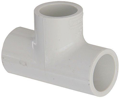 Spears 401 series pvc pipe fitting  tee  schedule 40  white  1/2&#034; socket for sale