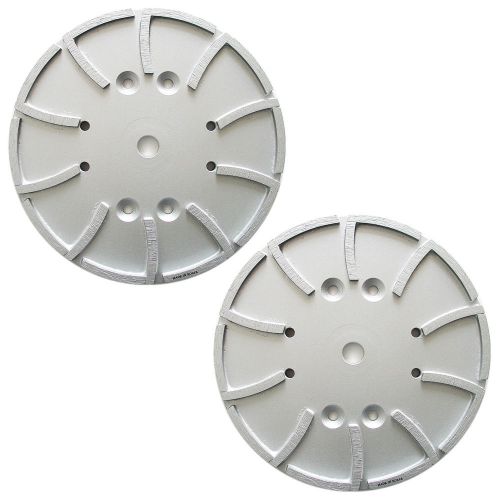 2PK 10” Concrete Grinding Head Disc Plate for EDCO Floor Grinder - 20 Segments