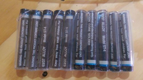 10 pack 0.8mm Tin Lead Rosin Core Solder Wire 63/37 - 12.5g tube - MY LAST ONES!