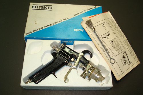Vintage binks spray gun model 7 paint gun new in box from 1980&#039;s !! 36 x 36p usa for sale