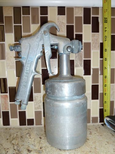 Sears craftsman 283.18200 pneumatic air paint spray gun sprayer &amp; pot for sale