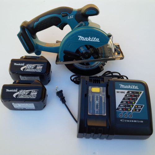 New makita 18v cordless bcs550 metal saw,2 bl1830 battery,dc18rc charger 18 volt for sale